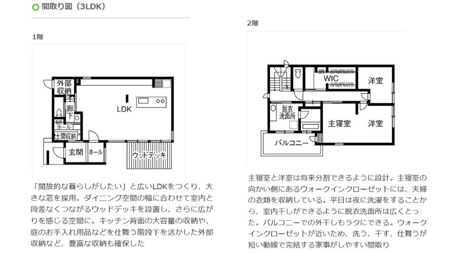 積水ハウスの家間取り