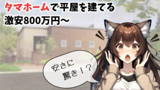 女性がタマホームの価格に驚いている