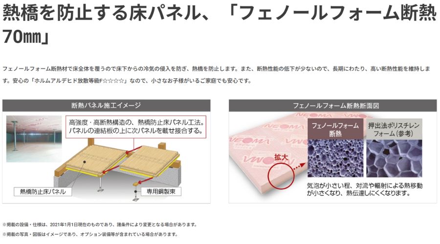 タマホームで使用の断熱材