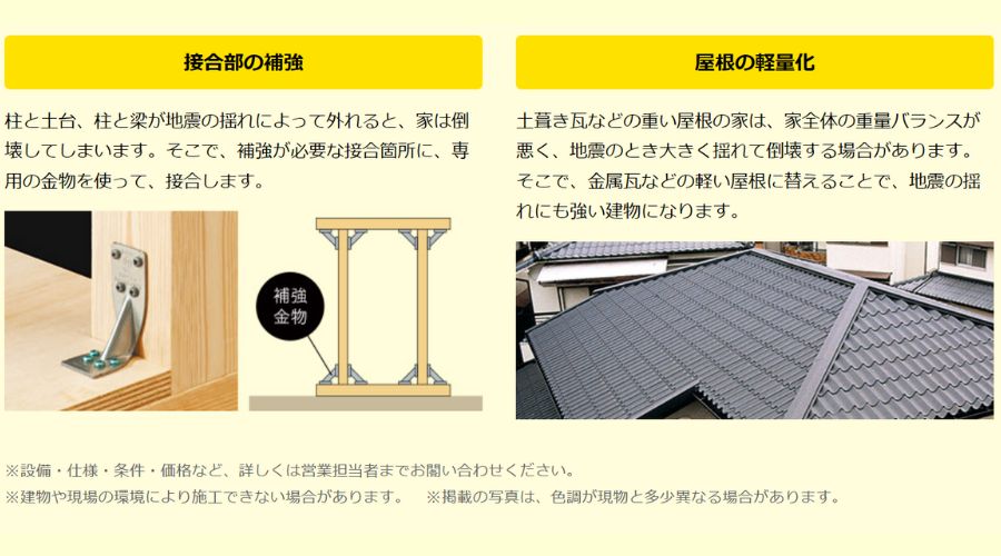 リフォームで耐震性向上